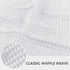 50 Pack 12 12 Inches HOMEXCEL Waffle Weave Microfiber Towel, Lint Free Bulk Cleaning Rags, x Barista Towels, Reusable