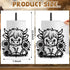 Countertop Honeydak Highland Cow Paper Towel Holder Cute Metal Black Kitchen Decor Accessories Large Trendy Tissue