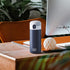 MONBENTO Insulated Bottle MB Pop Infinity - 12 Oz, Leakproof, Hot/Cold for Kids School/Park or Adult Handbag - Blue
