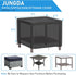26 Inch 26 26 18 Inch Outdoor Ottoman Cover Square, Waterproof Patio Ottoman Cover, Heavy Duty Outdoor Side Table