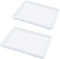 lofekea Ceramic Soap Dish for Shower, 2 Pack Bar Soap Holder and Palette for Watercolors