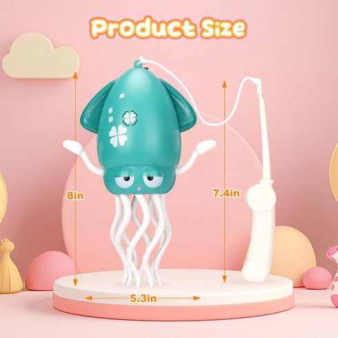 Have,Tummy Vodolo Magic Electric Dancing Octopus Toy with Led Light and Music,Automatic Evasion Crawling Dancing