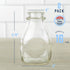 16 Oz 16 Pack 2 kitchentoolz Glass Milk Bottle with Lid - Ounce Short and Wide Glass Milk Container for Refrigerator