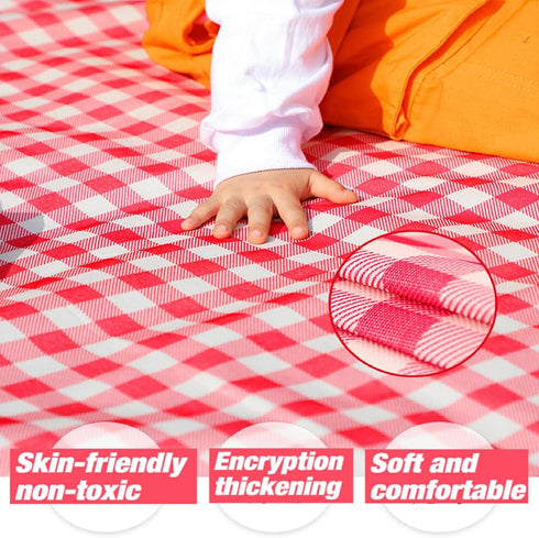 Lchkrep 80"x60" Picnic Blanket Beach Blankets Large Sandproof Waterproof Camping Portable Travel Blanket Play Mat