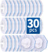 RLOW 30 Count Disposable Toilet Brush Heads, Toilet Bowl Wand Refills for Clorox Toilet Cleaning, toilet scrubber