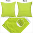 Thmyo 4-Pack 100% Cotton Comfortable Solid Decorative Throw Pillow Case, 18x18inch/45x45cm, Light Green