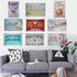 Vintage Metal Tin Signs Funny 10 Cent Ripe Pumpkins Locally Grown Retro Kitchen Aluminum Signs for Home Bar