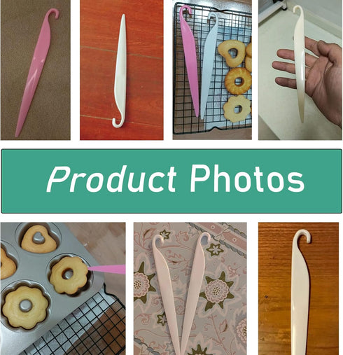 4 Pack Cake Stripping Knife Scraper, Cookie Demoulding Knives for DIY Baking and Kitchen Gadgets