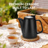 32 oz Ceramic Teapot with Infuser, Loose Leaf Tea Pot Ceramic with Removable Stainless Steel Infuser, Mess-Free Loose