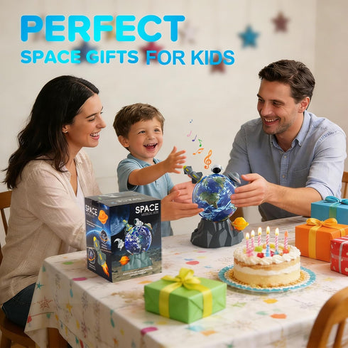 3 4 5 6 7 8 9 10 Playset Magnetic Musical Rotating Ball,Space Toys for Kids Year Old Boys Girls Sensory Toys