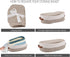 Woven Storage Basket for Toilet Tank Top, Farmhouse Organizing Decor for Bathroom, Table, Counter 13"x5.9"x4" Apricot
