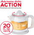 Dash Citrus Juicer Extractor: Compact Juicer for Oranges, Lemons, Limes & Grapefruit with 20 oz Pitcher (White)