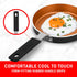 Bakken-Swiss 2-Piece Mini Nonstick Egg Pan & Omelet Pan, 5.5'' Copper Non-Stick Skillet for Eggs and Pancakes