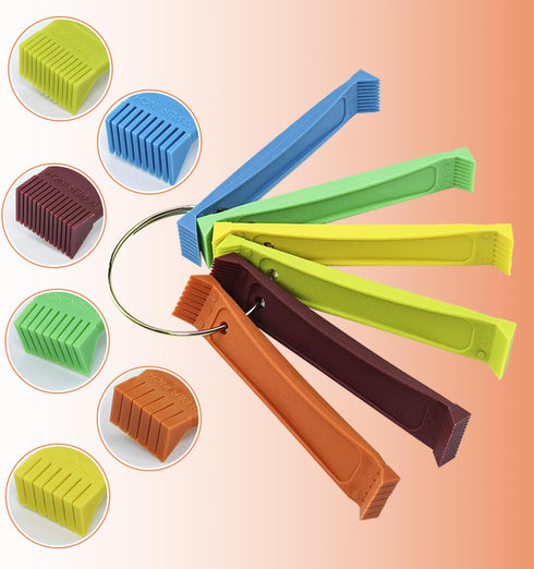 Cenipar 2PCS Air Conditioner Condenser Fin Comb Set, Includes FCR6 Fin Comb and Stainless Radiator Fin Comb