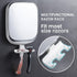 TAILI Shower Mirror Fogless for Shaving, Anti Fog Shaving Mirror with Razor Holder NO-Drilling,Removable,Shatterproof