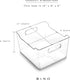 BINO Clear Storage Organizer - THE LODGE COLLECTION, Pantry & Kitchen Organization, Bathroom Organizer