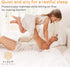 3D Sleep Mantra California King Adjustable Mattress Cover, White, Vinyl-Free Air Fabric, Waterproof, Machine Washable