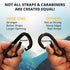 Wise Owl Outfitters Heavy Duty Hammock Straps for Trees - Set of Two 10ft Long