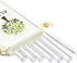 ALINK Reusable Clear Smoothie Straws - 10 in x 10 mm Jumbo Tritan Hard Plastic Drinking Straws, Pack of 6 with Cleaning