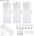 Set 3 MITIME Floating Shelves of Rustic Solid Wood Floating Shelf Wall Storage Shelves for Living Room, Bedroom