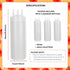 3pcs 3 Bakery(24oz, beyonday Seasoning Squeeze Bottles, Hole Ketchup Mustard Dressing Squeeze Squirt Bottles, Salad