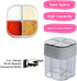 4 Pack 4 in 1 Travel Salt and Pepper Shaker, Camping Spice Container with Lid for Home Restaurant BBQ