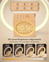 12 30 Sunrise Alarm Clock, White Noise Sound Machine, Alarm Clocks for Bedrooms with Color Ambient Nightlight, White