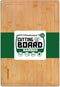 Bamboo Cutting Boards for Kitchen with Juice Groove, Extra-Large Wood Cutting Board, 17.5 x 12-inch