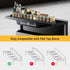 16-32 inch 4 OTraki Magnetic Stove Top Shelf Spice Rack for Stove Adjustable Over the Stove Shelf Stainless Steel