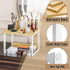 MARTY Kitchen Countertop Organizer Cabinet Shelf, 17.3x12.6, Large Spice Racks, Stackable Metal & Wood for Kitchen,