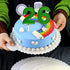 Green Number 6 2.76 Inches Large Number Candles Birthday Cake Topper Decoration for Anniversary Celebration Party