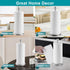 DAWNER Freestanding Paper Towel Holder Countertop, Stainless Steel Dispenser with Weighted Base for Standard Rolls