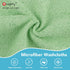 Set 200 Pack, 12x12 Inch, Orighty Wash Cloths Bulk Towels Highly Absorbent and Soft Feel Microfiber Face Cloths
