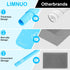 LIMNUO Silicone Baking Mat - Extra Thick Large Non Stick Pastry Mat Sheet for Dough, Blue, M-16''(W)*20''(L)