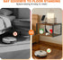 Alytree Floating Nightstand, Wood Floating Bedside Table with Cable Hole, Wall Mounted Nightstand for Bedroom, Living