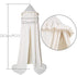 YIUOR Kids Bed Canopy with Frills Cotton Cover Net for Crib Reading Nook Curtain Hideaway Hanging Round Tent Nursery
