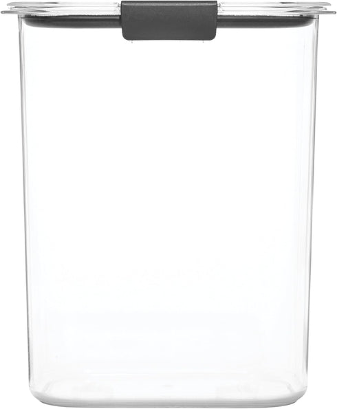 16-Cup Rubbermaid Brilliance Airtight Food Storage Container with Lid Clear/Grey - optimal for pantry organization