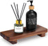 Acacia Wood Pedestal Soap Stand 9.8x4 Inches, 100% Solid Wood Riser, Rustic