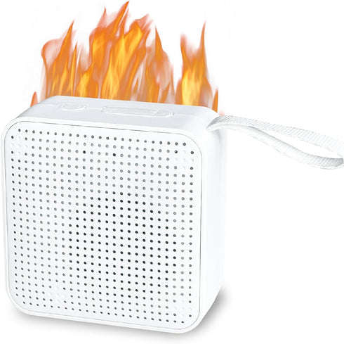 MSELTOS Fireplace Crackler Sound Box for Electric Fireplace, 2 in 1 Realistic