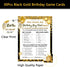 Set 30 HOMANGA Who Knows The Birthday Boy Girl Best, Birthday Game Cards for Party Activities, Birthday Game Cards