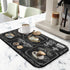 Fun Coffee Mat 19inx12in,Coffee Bar Mat for Countertops,Absorbent Hide Stain Anti-Slip Coffee Bar Accessories Fit Under Coffee Machine Mat,dish Drying Mats for Kitchen by Kuyig Home