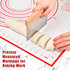 Large Silicone Baking Mat, 16" x 24" Non Slip Pastry Mat for Rolling Out Dough, Oven Liner with Measurement