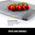 Extra Large Plastic Cutting Board, 16" Non-Slip for Meat, Thicker Kitchen Chopping Board, BPA Free