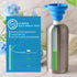Rust-Proof Stainless Steel Countertop Soap Dispenser - Roman Column Shaped 18 oz Brushed Nickel Bottle with Pump