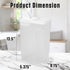 Buddeez Large Food Storage Container, 8 Quart, Clear Kitchen Organization, EZ Pour Spout, White Lid