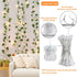 24 Pack 173ft 200 CEWOR Fake Ivy Vines, Artificial Ivy Garland with LED String Lights, Hanging Plants Greenery Backdrop
