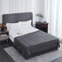 48"x72", 15lbs, L'AGRATY Weighted Blanket for Adults- Dark Grey, Twin Full Size Heavy Throw Blanket, Cooling