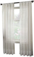 Curtainworks Soho Voile Curtain Panel, 144", Winter White