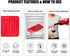 Gel Wine Bottle Cooler Sleeve - Freestanding Carrier for Red, White Wine & Champagne - Reusable Chilling Sleeve