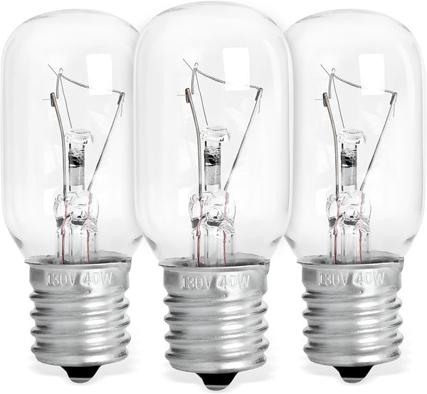 UP2WIN Light Bulbs, 3 Pack, Compatible with GE Microwave Oven - WB36X10003 for GE Whirlpool Maytag Frigidaire Kenmore